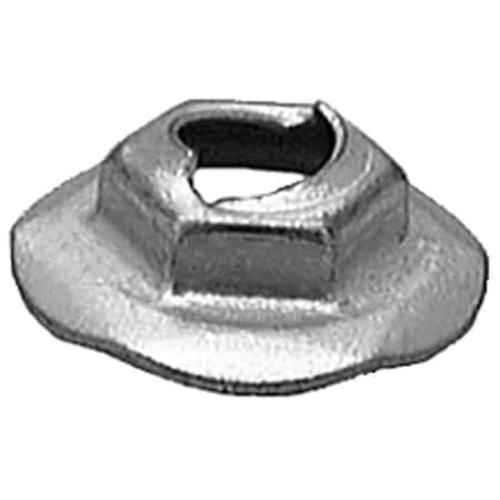 Auveco THREAD CUTTING NUT 8MM STUD SIZE, 100PK 15711